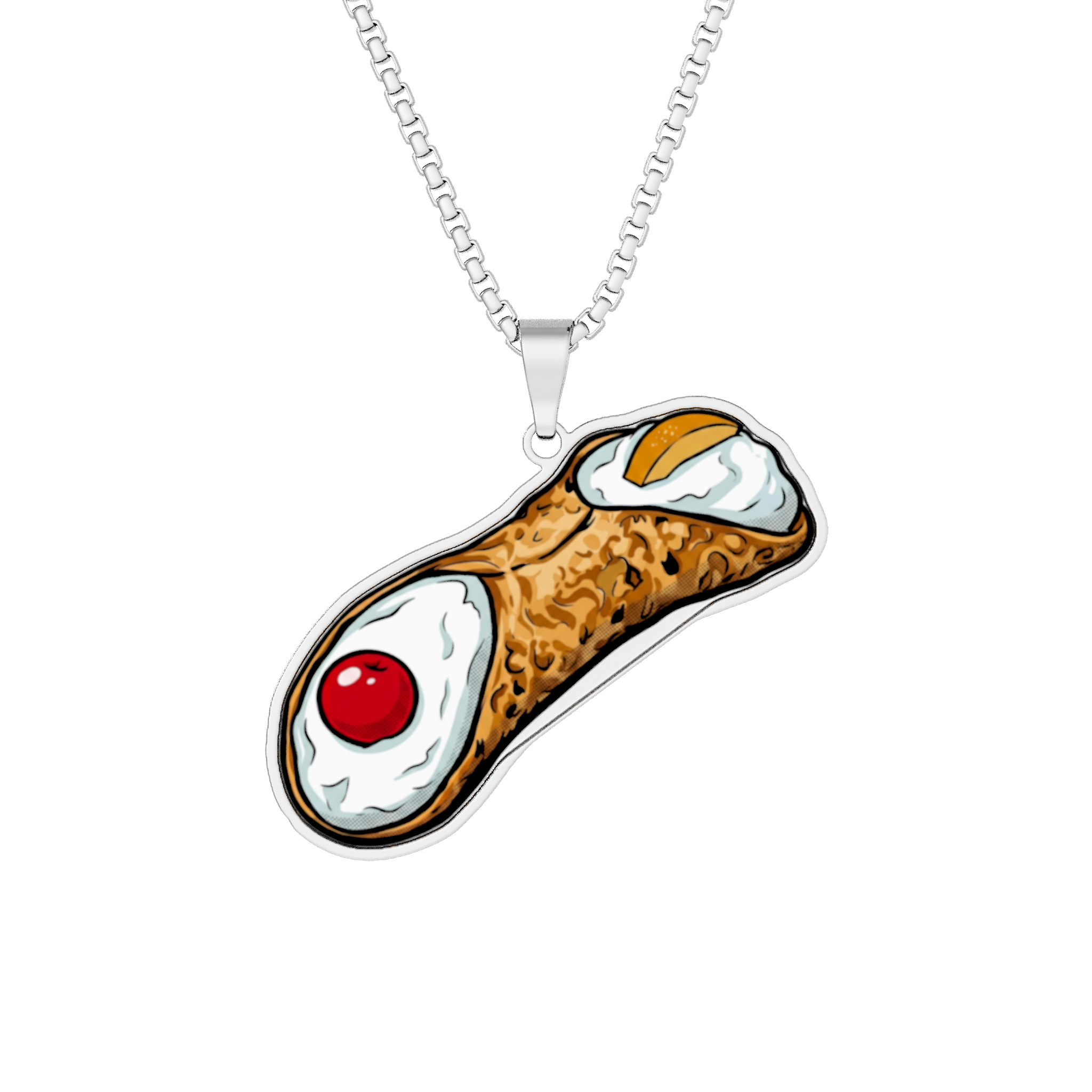 Iconic Sterling Silver Photo Pendant Necklace